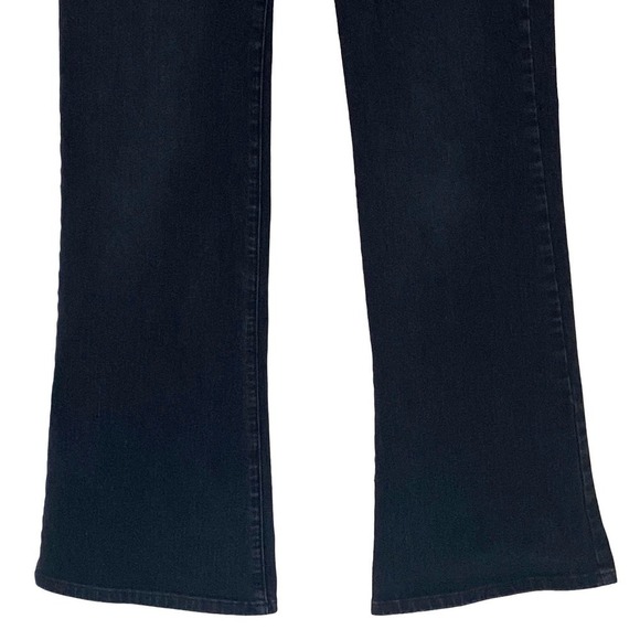 Betabrand Pull On Boot-Cut 4-Pocket Yoga Denim in Black, Size Small - Picture 6 of 10